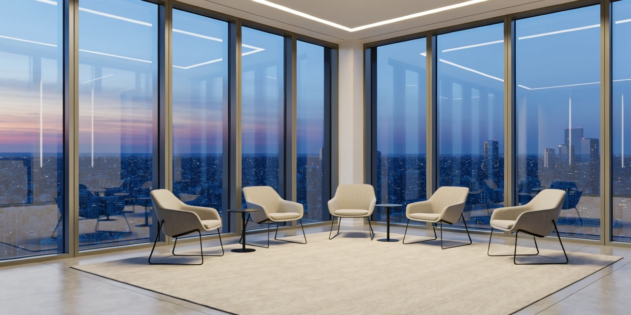 Modern office atmosphere